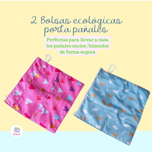 Bolsas portapañales